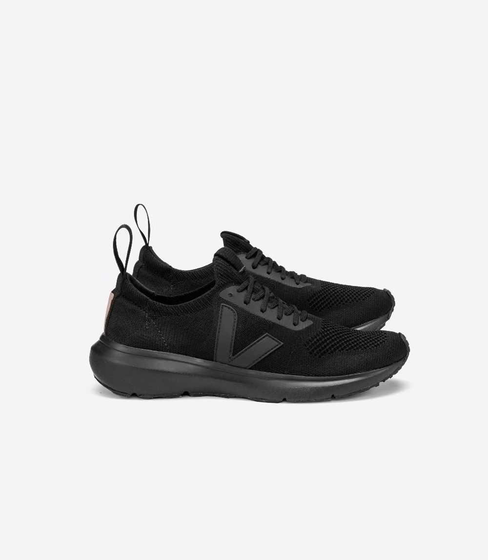 Veja Trainers Mens Black - V-knit X Rick Owens - BSGL-03718